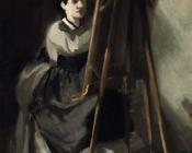 伊娃 冈萨雷斯 : La jeune eleve, Portrait of Sister as Artist